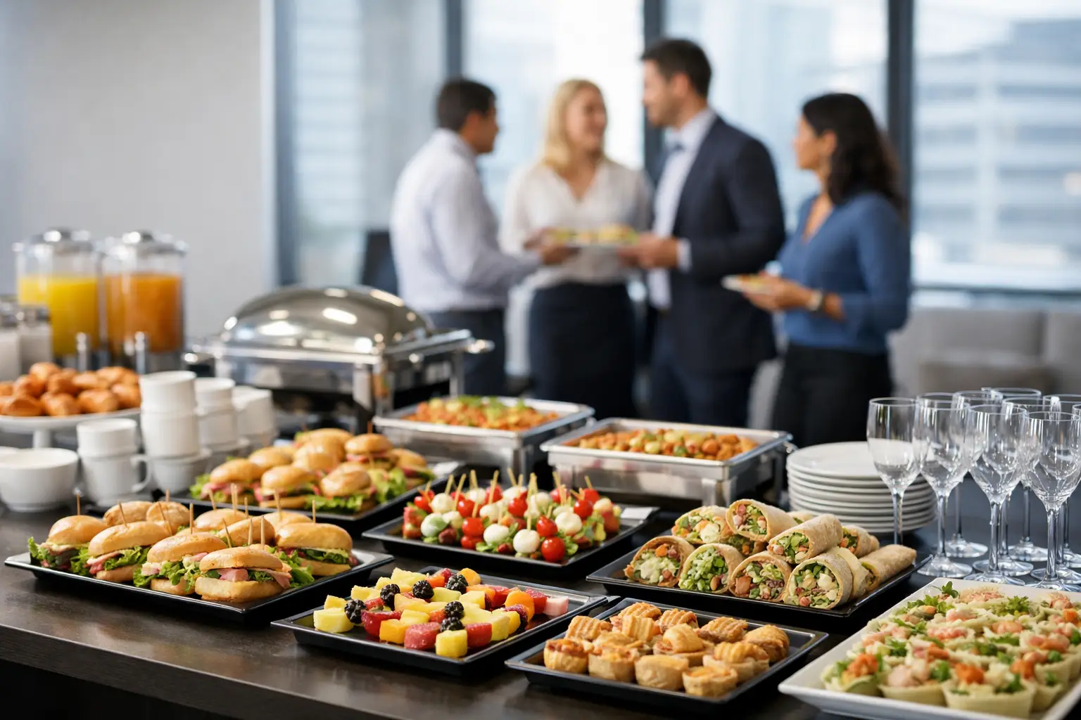 Lee más sobre el artículo Catering para oficina grande sin fallos