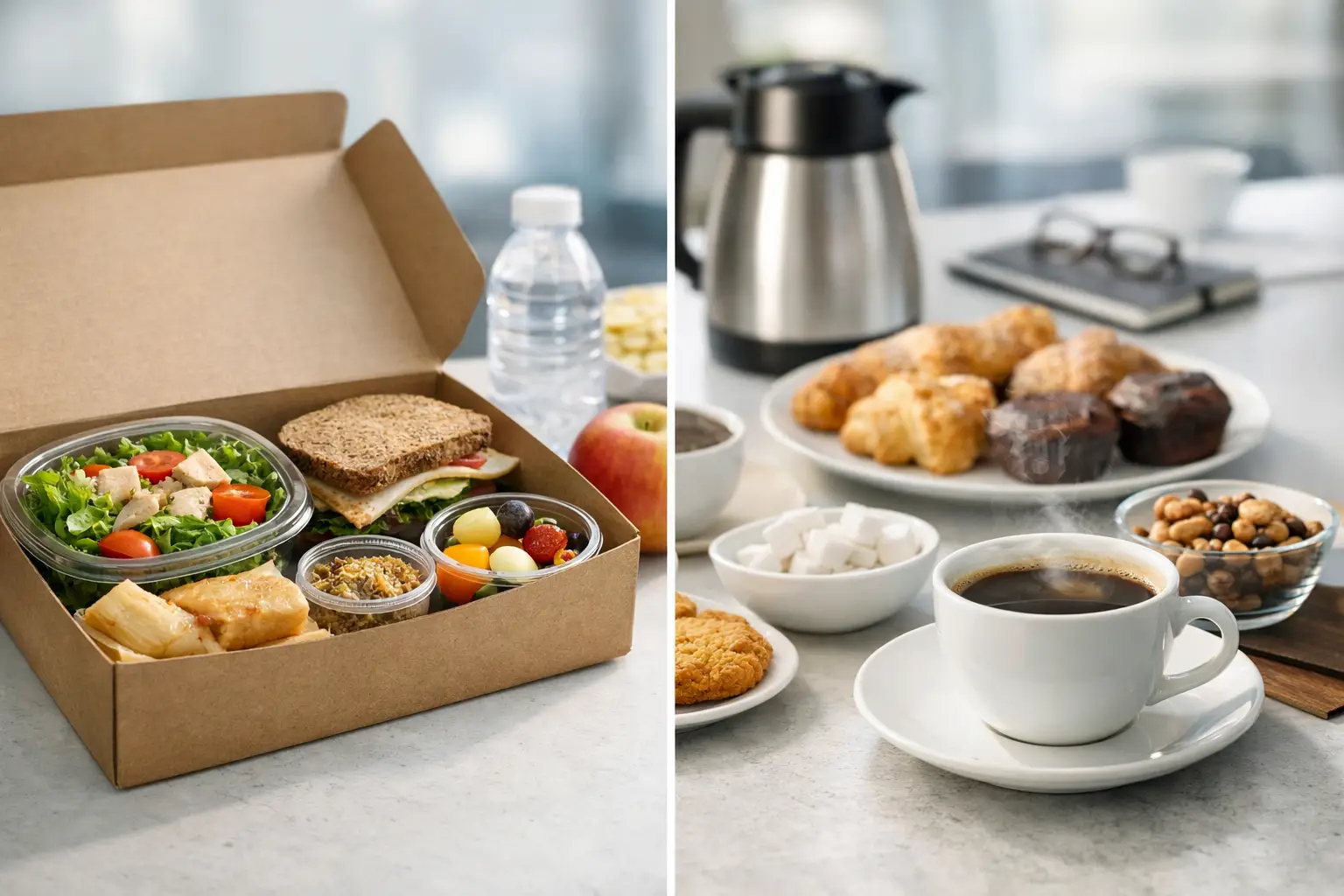 Lee más sobre el artículo Box lunch o coffee break: cuál conviene