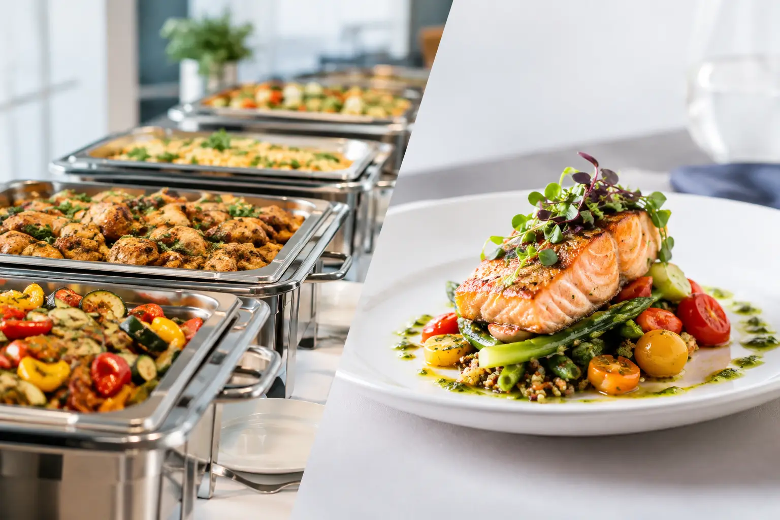 Lee más sobre el artículo ¿Banquete buffet versus servicio emplatado?